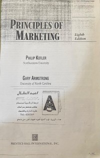 Image of Principles Of Marketing