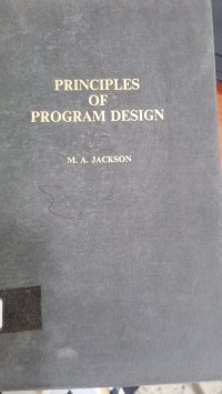 Image of PRINCIPLES OF PROGRAM DESIGN