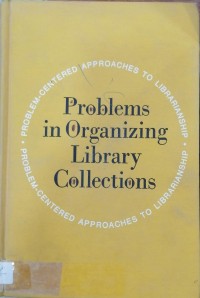 Image of Problems in organizing Library collections