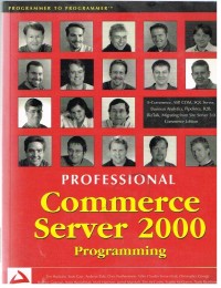 Image of PROFESSIONAL COMMERCE SERVE 2000 PROGRAMMING