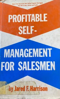Image of Profitable self-management for salesmen