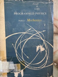 Image of PROGRAMMED PHYSICS PARTI: Mechanics