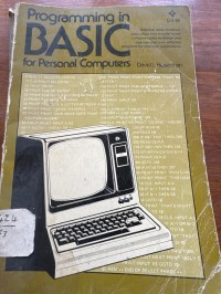 Image of PROGRAMMING IN BASIC FOR PERSONAL COMPUTERS