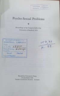Image of psycho- sexual problems