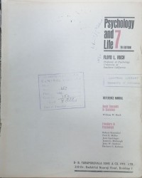 Image of Psychology and life