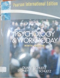 Image of PSYCHOLOGY & WORK TODAY