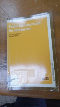 Image of public Administration An In troduction
