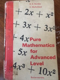 Image of Pure Mathematics for Advanced Level