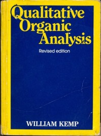 Image of Qualitative Organic Analysis