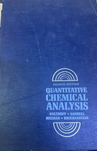 Image of Quantitative Chemical Analaysis