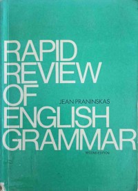 Image of Rapid Review of English Grammar