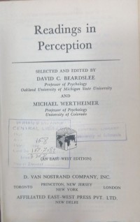 Image of Reading in perception