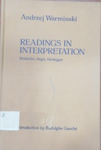 Image of READINGS IN INTERPRETATION