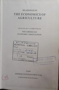 Image of Readings in the Economics of Agriculture