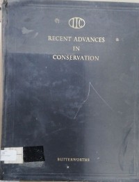 Image of RECENT ADVANCES IN CONSERVANCES