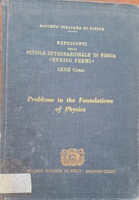 Image of RENDICONTI DELLA SCUOLA INTERNAZIONALE DI FISICA