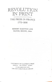 Image of REVOLUTION  IN  PRINT  1775-1800