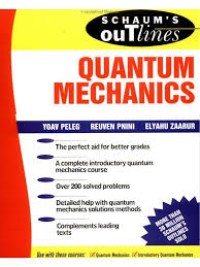 Image of Schaum’s Outline of Quantum Mechanics