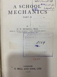 Image of School Mechanics, Part II