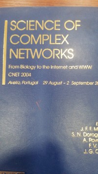 Image of SCIENCE OF COMPLEX NETWORKS