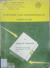 Image of SCIENTIFIC AND TECHNOLOGICAL LITERATURE