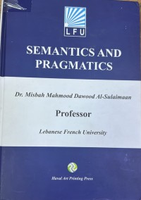 Image of SEMANTICS AND PRAGMATICS