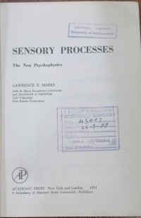Image of SENSORY PROCESSES