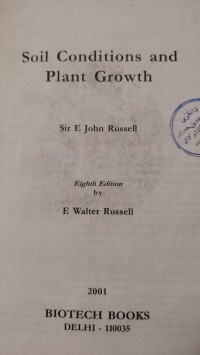 Image of Soil Conditions and Plant Growth