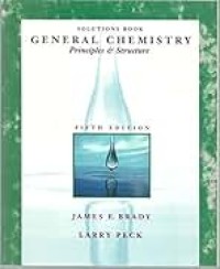 Image of SOLUTIONS BOOK GENERAL CHEMISTRY PRINCIPLES & STRUCTURE