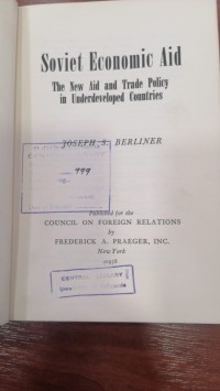 Image of Soviet Ec0nomic Aid