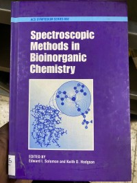 Image of SPECTROSCOPIC METHODS IN BIOINORGANIC CHEMISTRY