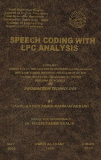 Image of SPEEDH CODING WITH LPC ANALYSIS