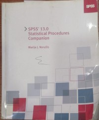 Image of SPSS 13.0 Statistical procedures companion