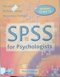 Image of SPSS for psychologists