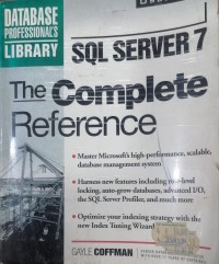 Image of SQL Server 7 the complete Reference