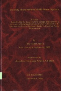 Image of STABILITY IMPROVEMENT OF KR POWER SYSTEM