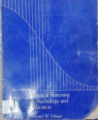 Image of statistchal Reasoning in Psychology and Education