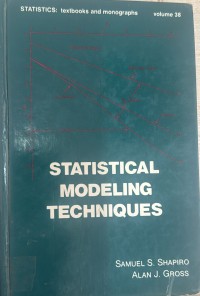 Image of STATISTICAL MODELING TECKNIQUES