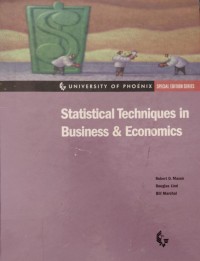 Image of Statistical Techniques in BUSINESS AND ECONOMICS