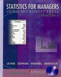 Image of STATISTICS FOR MANAGERS USING MICROSOFT EXCEL