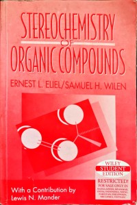 Image of STEREOCHEMISTRY OF ORGANIC COMPOUNDS