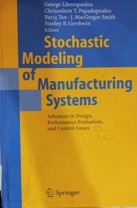 Image of Stochastic Modeling of Manufacturing Systems