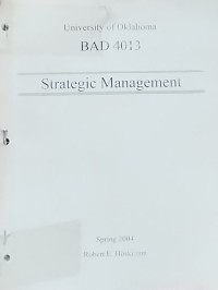 Image of Strategic Management