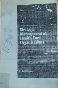 Image of Strategic Management of Health Care  Organizations
