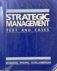 Image of strategic Management text and cases