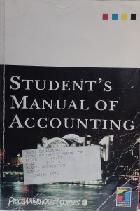 Image of Students Manual of Accounting