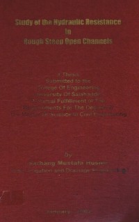 Image of Study of the Hydraulic Resistance in Rough Steep Open Channels
