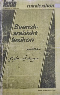 Image of Svensk arabiskt lexikon