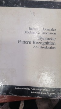 Image of Syntactic Pattern Recognition An Introduction