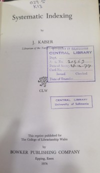 Image of SYstematic Indexing
